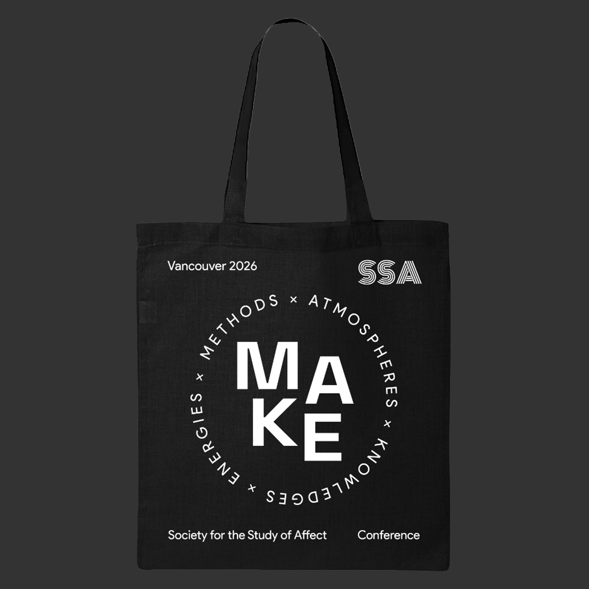 #MAKE tote in black
