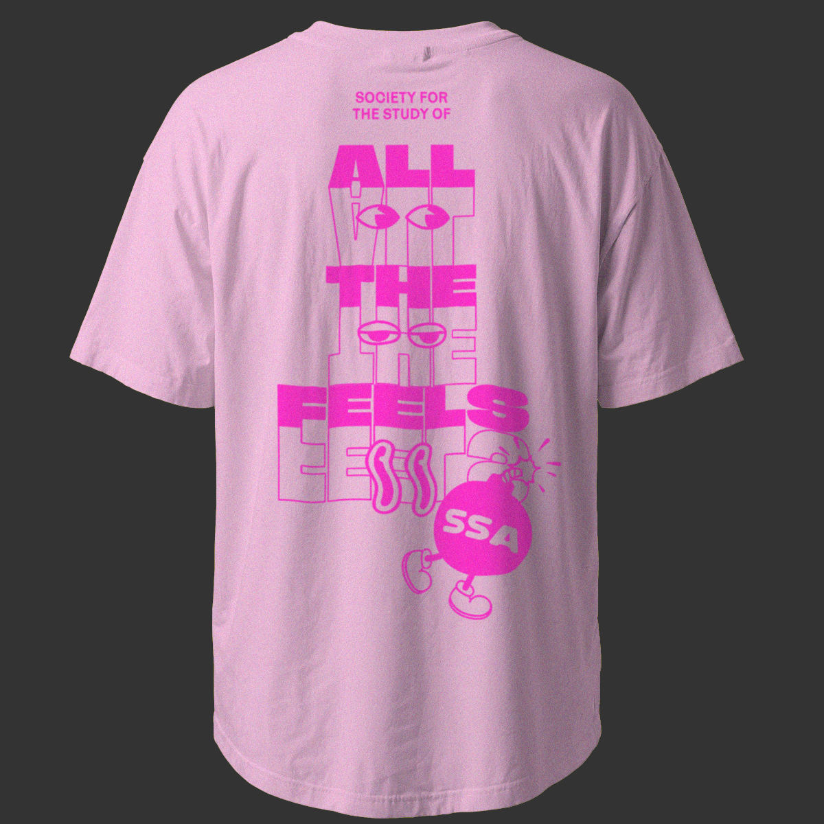 SSA All the Feels tee in pink