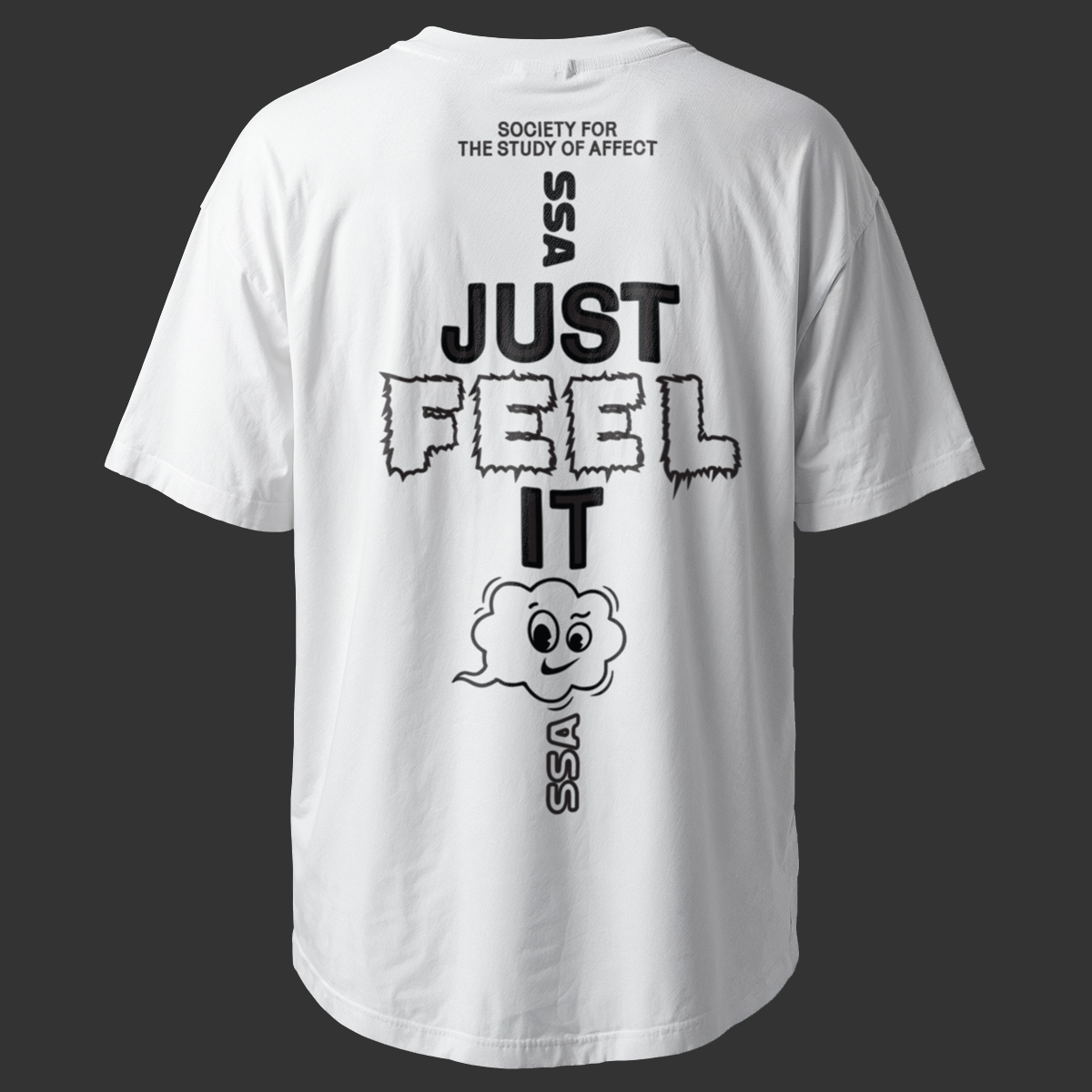 SSA Just Feel It tee in white