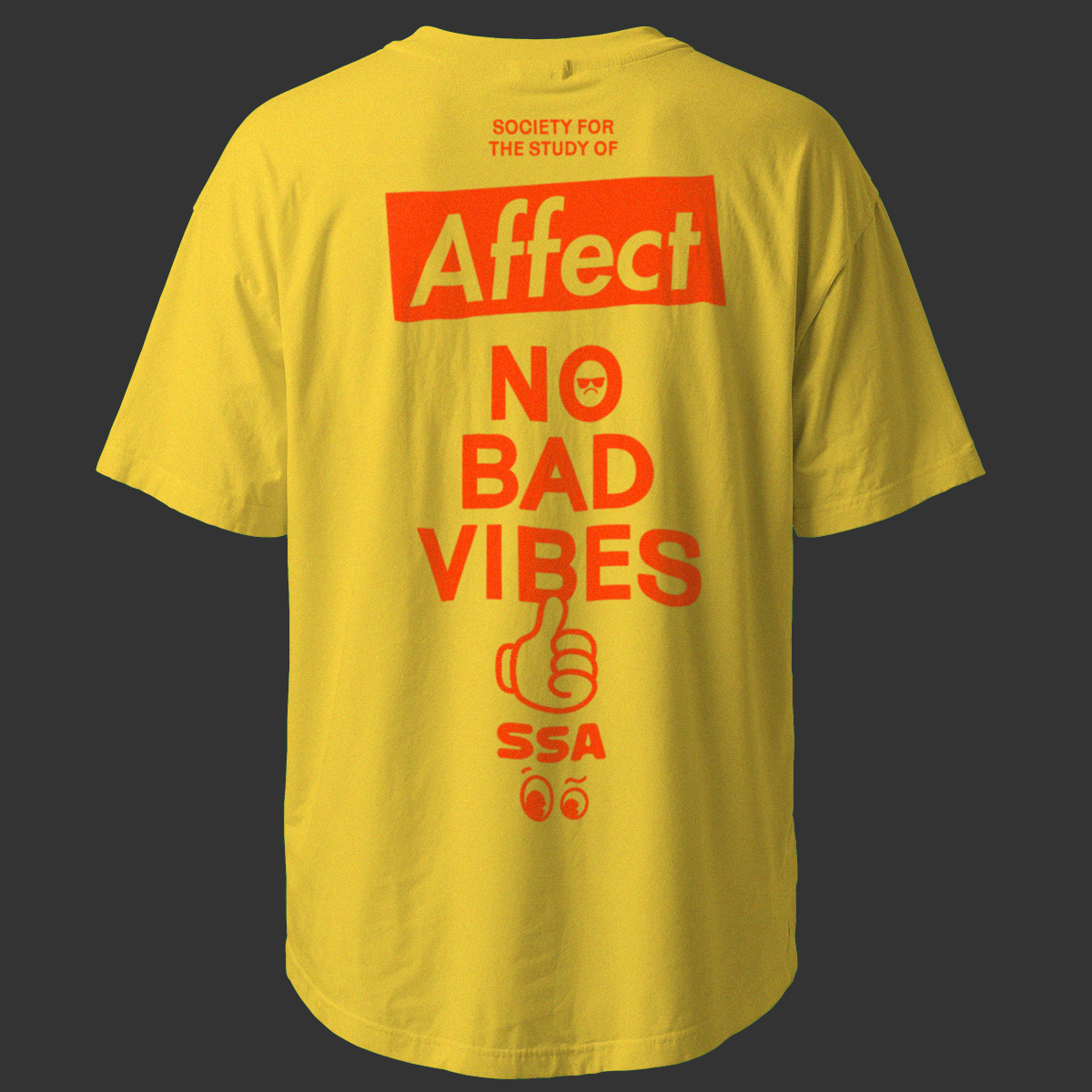 SSA No Bad Vibes tee in daisy